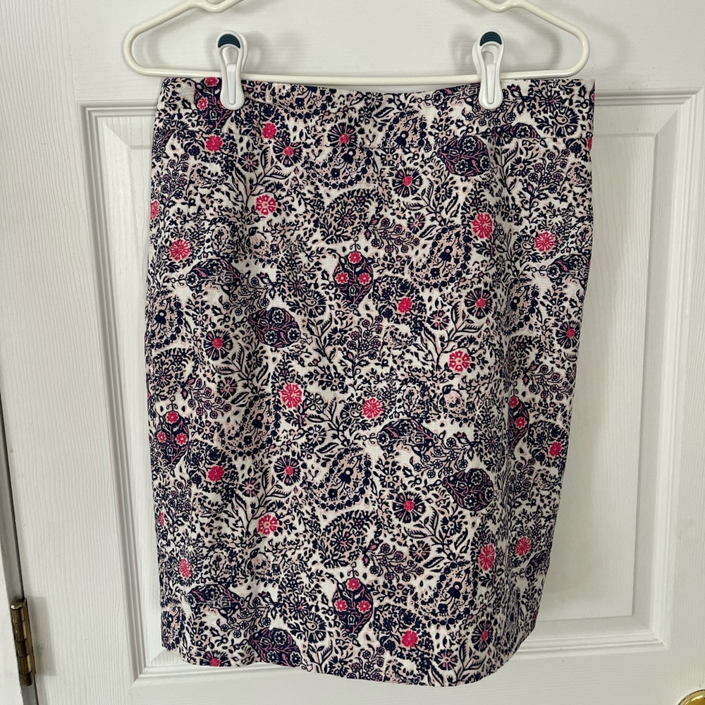 Ann Taylor paisley skirt